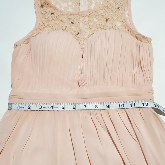 Maniju Blush Lace Gown Size S - Picture 7 of 8